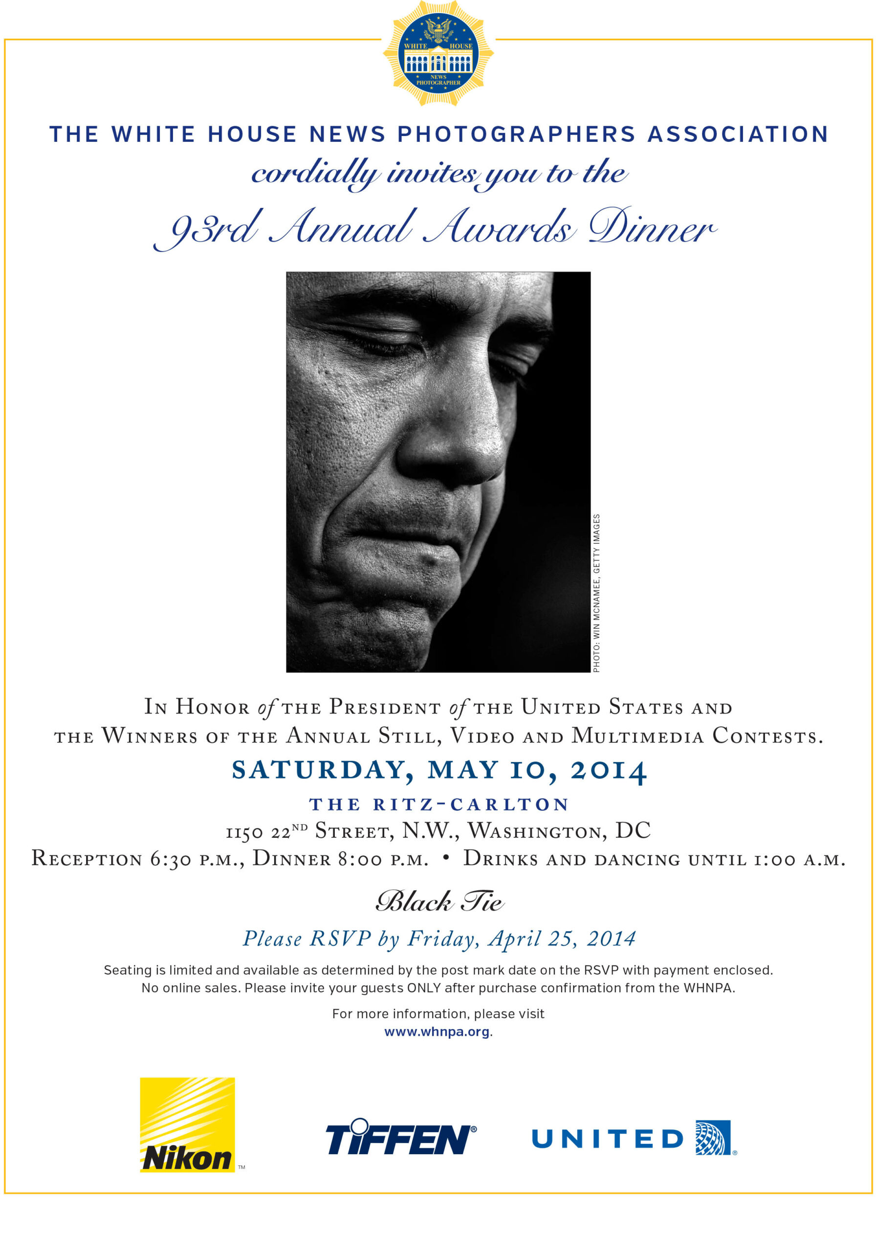 INVITATION: 93rd Annual Awards Dinner